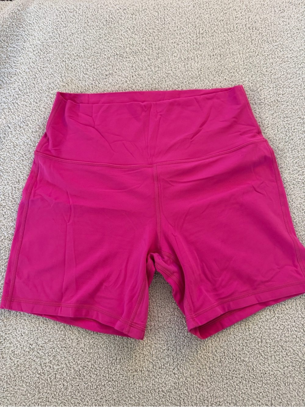 Lululemon High-Rise Bike Shorts Sonic Pink